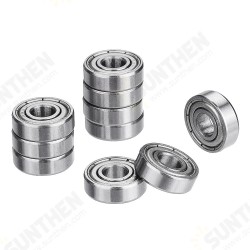 10pcs MR85ZZ 695ZZ Bearing I.D 5mm Steel Double Shielded Miniature Deep Groove Ball Bearing 10pcs MR85ZZ 695ZZ Bearing I.D 5mm Steel Double Shielded Miniature Deep Groove Ball Bearing