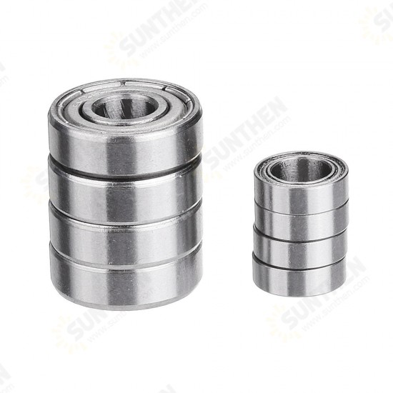 10pcs MR85ZZ 695ZZ Bearing I.D 5mm Steel Double Shielded Miniature Deep Groove Ball Bearing