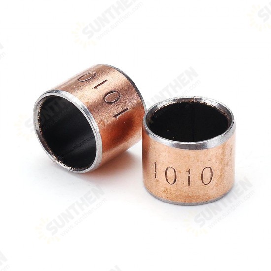 10pcs 10x12x10mm Ball Bearing Bushing Copper Alloy Bearing Bushing