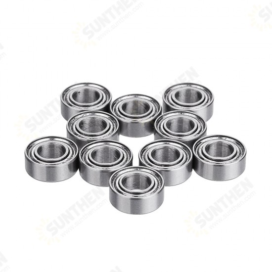 10pcs MR74ZZ MR84ZZ Bearings I.D 4mm Double Shielded Miniature Deep Groove Ball Bearing