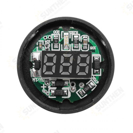 22mm AC 50-500V Yellow Digital AC Voltmeter Voltage Meter Gauge Digital Display Indicator