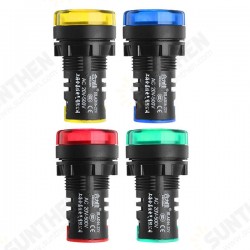 4pcs 22mm AC 20-500V Digital AC Voltmeter Voltage Meter Gauge Digital Display Indicator