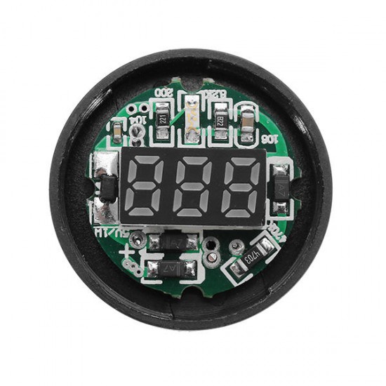 4pcs 22mm AC 20-500V Digital AC Voltmeter Voltage Meter Gauge Digital Display Indicator