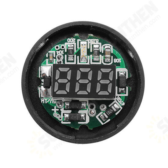 4pcs 22mm AC 20-500V Digital AC Voltmeter Voltage Meter Gauge Digital Display Indicator