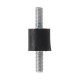 4pcs M3 8x8mm Rubber Mounts Double Ends Screw Anti Vibration Mount Rubber Shock Absorber