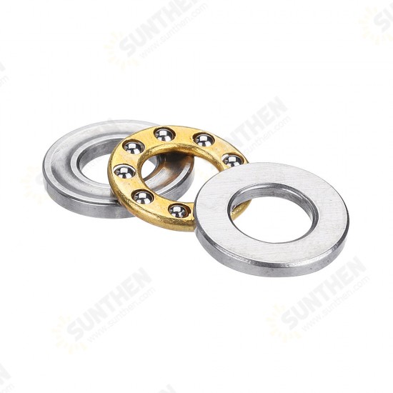 5pcs Flat Thrust Ball Bearing ID. 2.5/3/4/6/7/8mm Mini Miniature Bearings F25-6 F3-8 F4-10