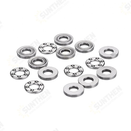 5pcs Flat Thrust Ball Bearing ID. 2.5/3/4/6/7/8mm Mini Miniature Bearings F25-6 F3-8 F4-10