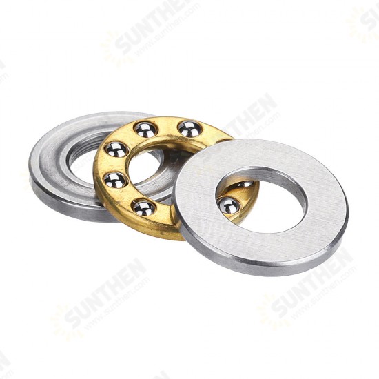 5pcs Flat Thrust Ball Bearing ID. 2.5/3/4/6/7/8mm Mini Miniature Bearings F25-6 F3-8 F4-10