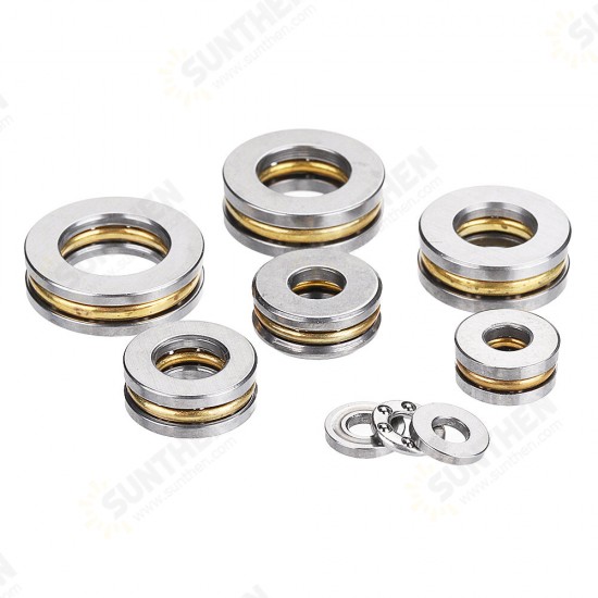 5pcs Flat Thrust Ball Bearing ID. 2.5/3/4/6/7/8mm Mini Miniature Bearings F25-6 F3-8 F4-10