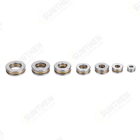 5pcs Flat Thrust Ball Bearing ID. 2.5/3/4/6/7/8mm Mini Miniature Bearings F25-6 F3-8 F4-10