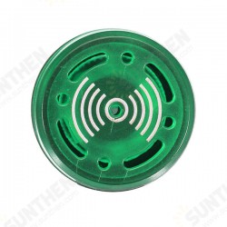AC 220V 22mm Buzzer Lamp Indicator Light Signal Lamp Flash Buzzer Green AC 220V 22mm Buzzer Lamp Indicator Light Signal Lamp Flash Buzzer Green