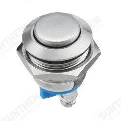 AC 250V 3A 16mm Waterproof Push Button Switch Self Lock Latching Switch