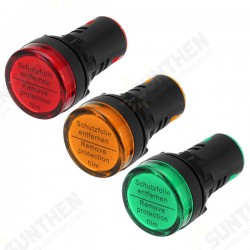 AD16-22DS AC220V 22mm Indicator Signal Light Lamp Panel Mount LED Power Indicator AD16-22DS AC220V 22mm Indicator Signal Light Lamp Panel Mount LED Power Indicator