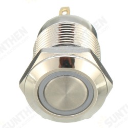 DC 5V 19mm 4 Pin Momentary Switch Led Light Metal Push Button Waterproof Switch DC 5V 19mm 4 Pin Momentary Switch Led Light Metal Push Button Waterproof Switch