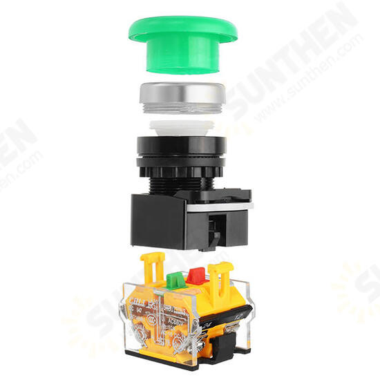 LA38-11M Momentary Push Button Switch 24-500V Waterproof Switch LA38-11M Momentary Push Button Switch 24-500V Waterproof Switch