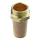 M5 1/8 1/4 3/8 1/2 1 Inch Thread Muffer lLong Head Pneumatic Solenoid Valve Copper Muffler