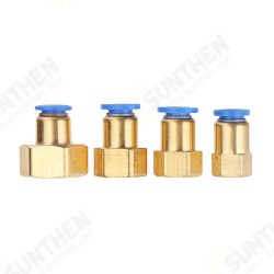 Pneumatic Connector PCF Female Thread Straight Quick Hose Joint Fittings 8-01/02/03/04 Pneumatic Connector PCF Female Thread Straight Quick Hose Joint Fittings 8-01/02/03/04