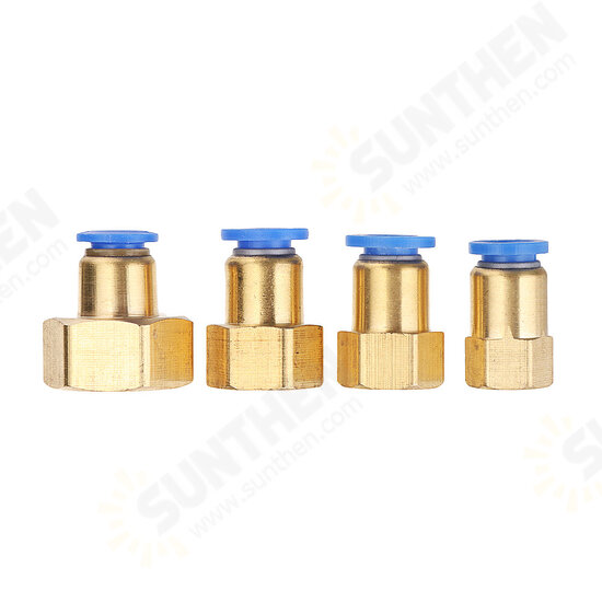 Pneumatic Connector PCF Female Thread Straight Quick Hose Joint Fittings 8-01/02/03/04