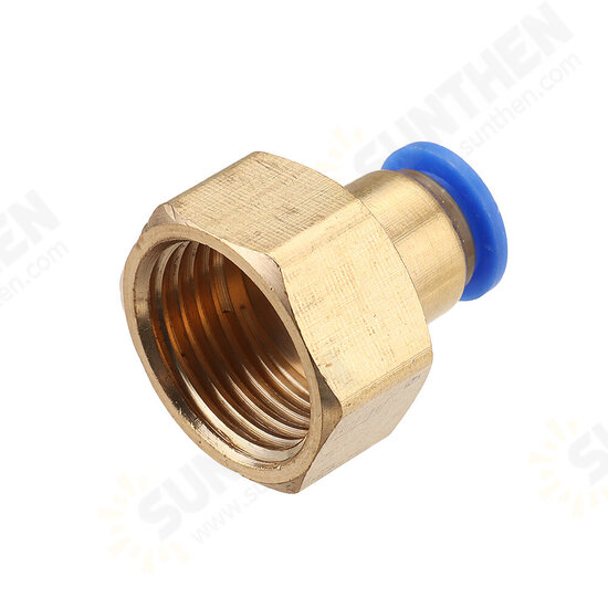 Pneumatic Connector PCF Female Thread Straight Quick Hose Joint Fittings 8-01/02/03/04