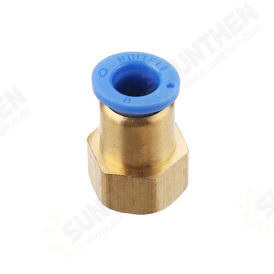 Pneumatic Connector PCF Female Thread Straight Quick Hose Joint Fittings 8-01/02/03/04