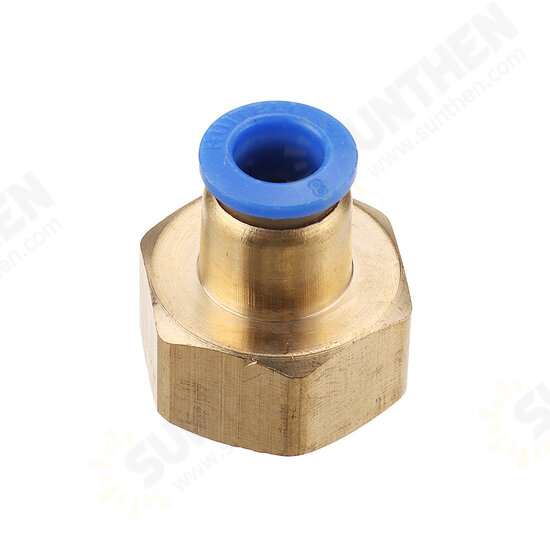 Pneumatic Connector PCF Female Thread Straight Quick Hose Joint Fittings 8-01/02/03/04