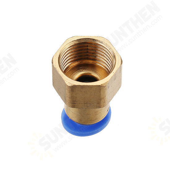 Pneumatic Connector PCF Female Thread Straight Quick Hose Joint Fittings 8-01/02/03/04