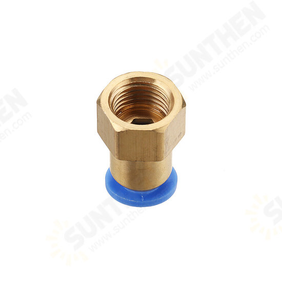 Pneumatic Connector PCF Female Thread Straight Quick Hose Joint Fittings 8-01/02/03/04