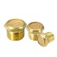 Pneumatic Solenoid Valve Copper Muffler 1/8 1/4 3/8 Inch Flat Head Muffler Exhaust Vent Pneumatic Solenoid Valve Copper Muffler 1/8 1/4 3/8 Inch Flat Head Muffler Exhaust Vent