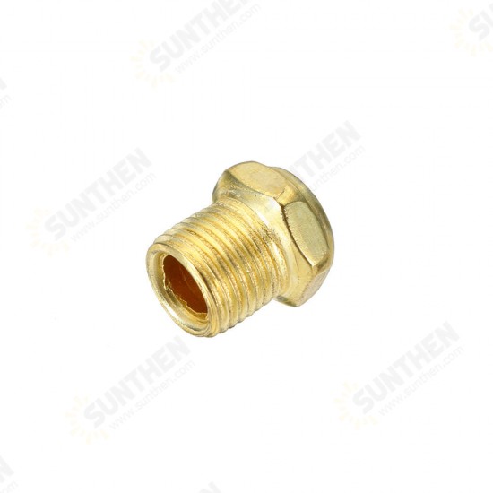 Pneumatic Solenoid Valve Copper Muffler 1/8 1/4 3/8 Inch Flat Head Muffler Exhaust Vent Pneumatic Solenoid Valve Copper Muffler 1/8 1/4 3/8 Inch Flat Head Muffler Exhaust Vent