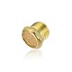Pneumatic Solenoid Valve Copper Muffler 1/8 1/4 3/8 Inch Flat Head Muffler Exhaust Vent Pneumatic Solenoid Valve Copper Muffler 1/8 1/4 3/8 Inch Flat Head Muffler Exhaust Vent
