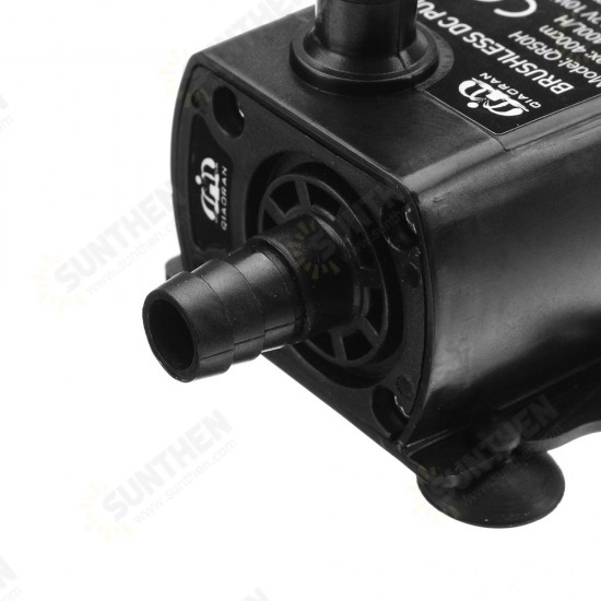 QR50H DC 12V 4M Water Pump 10W 400L/H Flow Rate Brushless Motor Submersible Pump