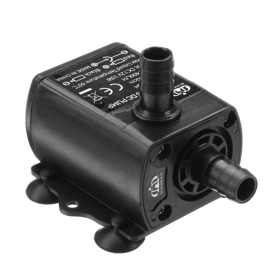 QR50H DC 12V 4M Water Pump 10W 400L/H Flow Rate Brushless Motor Submersible Pump