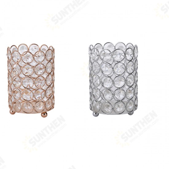 Makeup Brush Storage Crystal Jewelry Cosmetics Holder Desktop Organizer Case Box Makeup Brush Storage Crystal Jewelry Cosmetics Holder Desktop Organizer Case Box