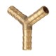 Adapter Brass Barb Y Shape 3 Ways Pipes Fitting 6/8/10/12mm Pneumatic Component Hose Coupler