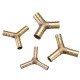 Adapter Brass Barb Y Shape 3 Ways Pipes Fitting 6/8/10/12mm Pneumatic Component Hose Coupler