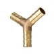 Adapter Brass Barb Y Shape 3 Ways Pipes Fitting 6/8/10/12mm Pneumatic Component Hose Coupler