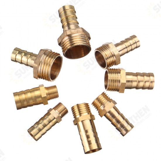 Adapter PC10/12 - 01-04 Male Thread Copper Pneumatic Component Air Hose Quick Coupler Plug