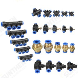 Pneumatic Connector Pneumatic Push In Fittings for Air/Water Hose and Tube All Sizes Available Pneumatic Connector Pneumatic Push In Fittings for Air/Water Hose and Tube All Sizes Available
