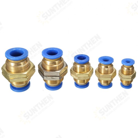 Pneumatic Connector Pneumatic Push In Fittings for Air/Water Hose and Tube All Sizes Available