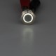 Silver 12mm LED Metal Push Button Latching Switch 4Pin Waterproof Push Button Switch