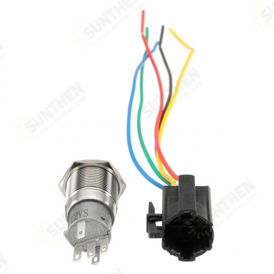 Switch Connector Socket for 16mm 19mm Push Button Switch