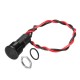 Universal 12V 10mm Waterproof LED Dash Panel Warning Light Indicator Lamp