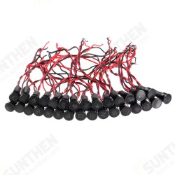 Universal 12V 10mm Waterproof LED Dash Panel Warning Light Indicator Lamp Universal 12V 10mm Waterproof LED Dash Panel Warning Light Indicator Lamp