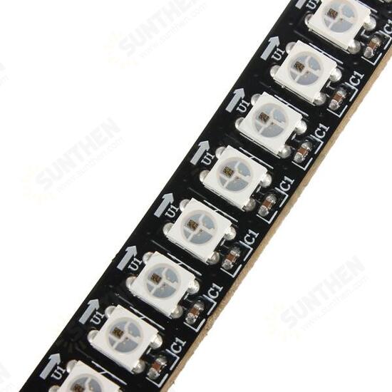 1M WS2812B 5050 RGB Changeable LED Strip Light 144 Leds Non-waterproof Individual Addressable 5V