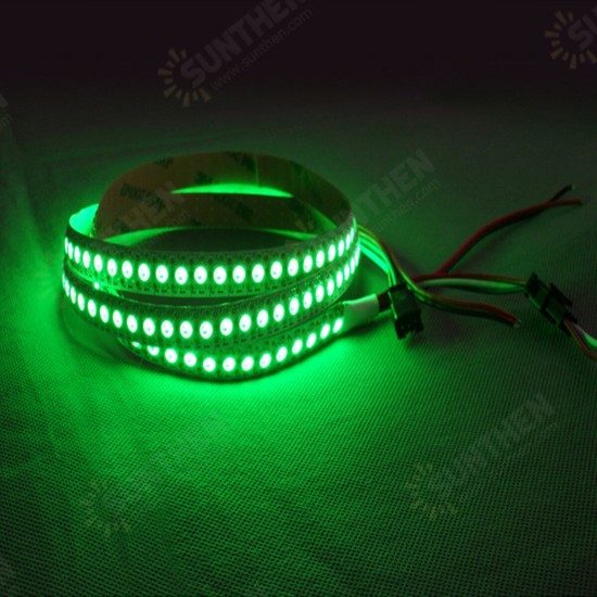 WS2812B 3.2ft 1m 144 leds 5050 RGB LED Strip Addressable Light Strip Non-Waterproof IP20