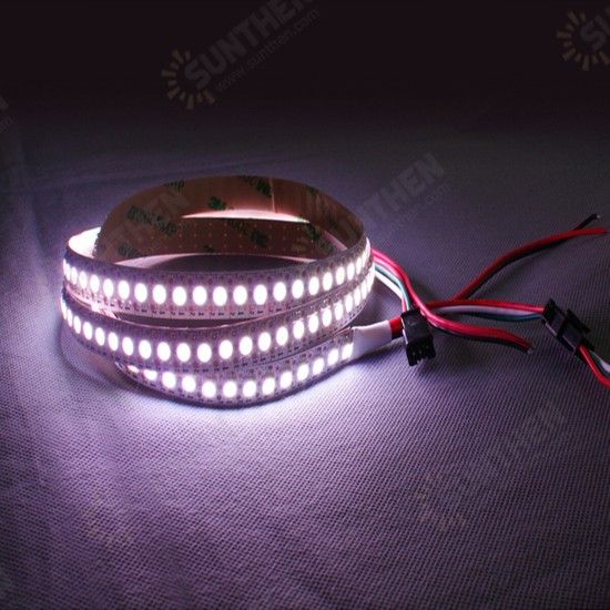 WS2812B 3.2ft 1m 144 leds 5050 RGB LED Strip Addressable Light Strip Non-Waterproof IP20