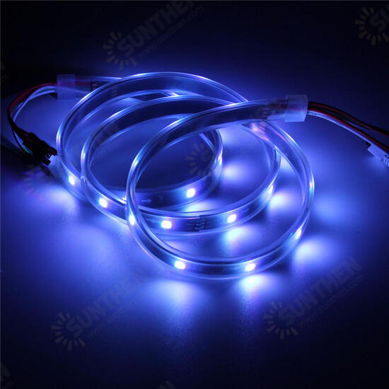 WS2811 1M LED Strip 30 SMD 5050 RGB Dream Color waterproof IP65 DC 12V