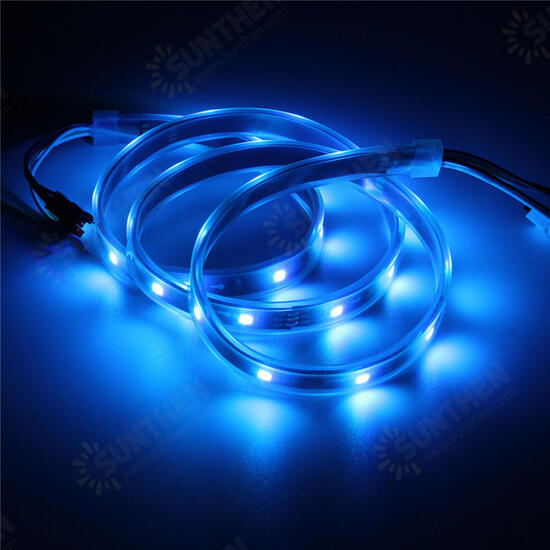 WS2811 1M LED Strip 30 SMD 5050 RGB Dream Color waterproof IP65 DC 12V