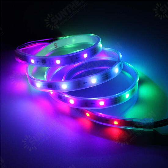 WS2811 1M LED Strip 30 SMD 5050 RGB Dream Color waterproof IP65 DC 12V