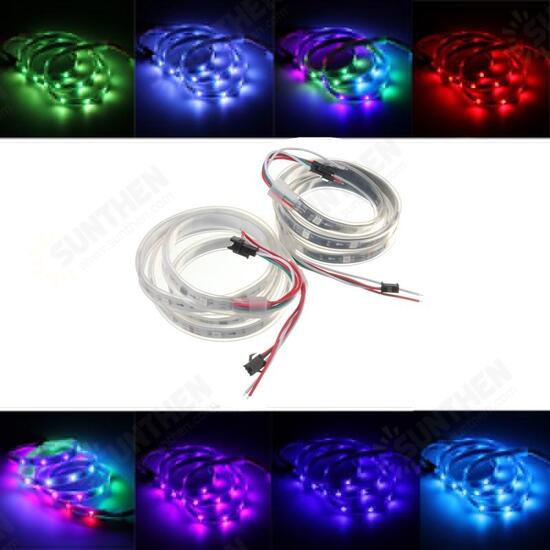 WS2811 1M LED Strip 30 SMD 5050 RGB Dream Color waterproof IP65 DC 12V